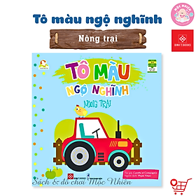 Sách Tô Màu Ngộ Nghĩnh – Đinh Tị Books (Nhiều chủ đề cho bé 3 - 6 tuổi)