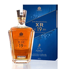 Rượu John Walker & Sons XR Aged 19 Years Blended Scotch Whisky 40% 750ml [Kèm Hộp]