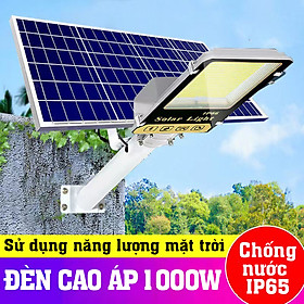Mua Đèn năng lượng mặt trời 1000w- cao áp (bản nâng cấp)  dung lượng pin lớn  chống nước Ip- K1546
