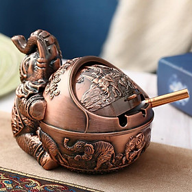 Gạt Tàn Voi Ôm Cầu Bằng Đồng Cao Cấp