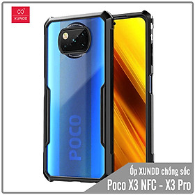 Ốp lưng cho Xiaomi Poco X3 Pro - X3 NFC chống sốc trong viền nhựa dẻo Xundd - Hàng nhập khẩu