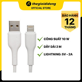 Mua Cáp Lightning 2m AVA+ Kalf - Hàng chính hãng