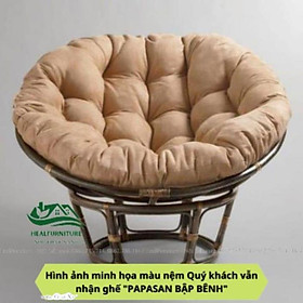 Mua Ghế lười thư giãn bập bênh papasan mây phòng ngủ cho bé  trang trí phòng khách nghỉ ngơi đọc sách / HealHomes