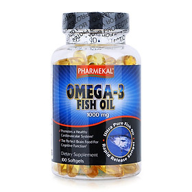Viên Uống Dầu Cá Omega 3 PHARMEKAL Hộp 100 Viên