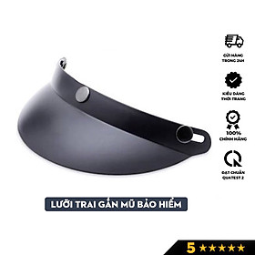 Lưỡi Trai Rời Gắn Cho Mũ Bảo Hiểm nửa đầu và ba phần tư đầu có thể điểu chỉnh, chắn nắng, chắn gió, cải thiện tầm nhìn