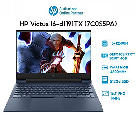 Mua Laptop HP Victus 16-d1191TX 7C0S5PA (i5-12500H | 16GB | 512GB | GeForce RTX 3050Ti 4GB | 16.1  FHD 144Hz | Win 11) Hàng chính hãng
