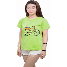Áo Thun Nữ Hạnh Phúc - Xe Đạp