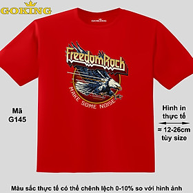 Freedom Rock, mã G145. Áo thun đẹp cho cả gia đình. Áo phông hàng hiệu Goking, công nghệ in Nhật Bản siêu nét. Form unisex cho nam nữ, trẻ em, bé trai gái. Quà tặng ý nghĩa cho bố mẹ, con cái, bạn bè, doanh nghiệp, hội nhóm