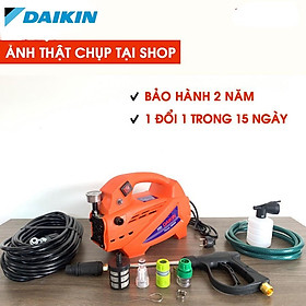 Mua Máy rửa xe mini  Máy xịt rửa cao áp DAIKIN 2800W DK990A - Có áp chống giật + Chống cháy - Chất Lượng Tốt