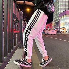 Quần thể thao jogger phối sọc