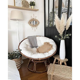 Mua Ghế Lười Mây Cao Cấp Kèm Nệm _ Rattan Papasan PA001