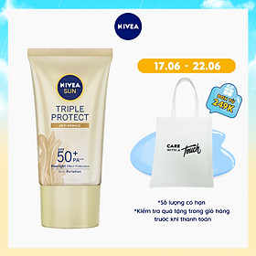 Kem Chống Nắng Dưỡng Da Chống Lão Hóa Niveasun Triple Protect Anti Wrinkle Spf50+ Pa+++ 40Ml - 85546