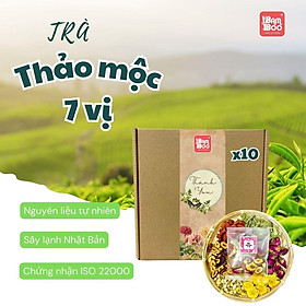 Trà Hoa Dưỡng nhan Đẹp Da 7 Vị Bamboo - Giảm Cân Thanh Nhiệt Giải Độc Dễ Ngủ, An Thần