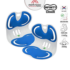 [Hàng chính hãng] Combo 2 Ghế chỉnh dáng ngồi đúng Infinity Pit Chair - Hàn Quốc. Ghế rộng phù hợp Nam, Nữ cân nặng từ 45 - 75kg. Sản phẩm nhiều màu, nhiều lựa chọn Combo cho gia đình