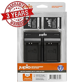Mua Bộ 2 pin kèm sạc đôi hàng chính hãng Jupio LP-E12 875mAh