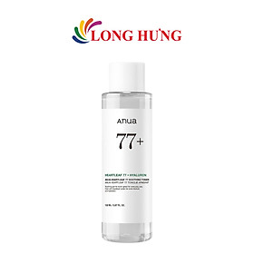 Nước cân bằng da Anua Heartleaf 77+ Hyaluron Soothing Toner (150ml) - Hàng chính hãng