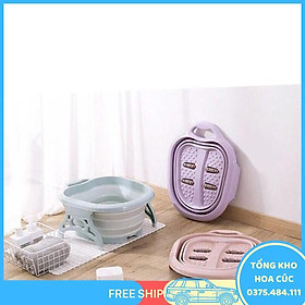 Mua Chậu Ngâm Chân Gấp Gọn Dày Và Bền  Thiết Kế Gập Gọn - Vận Chuyển Miễn Phí Toàn Quốc