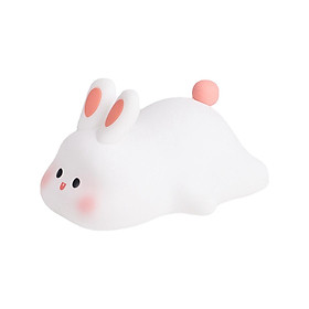 Rabbit Night Light for Kids Bedside Lamp Cute USB Rechargeable Gift LED Bunny Night Lamp NightStand Lamp for Living Room Home