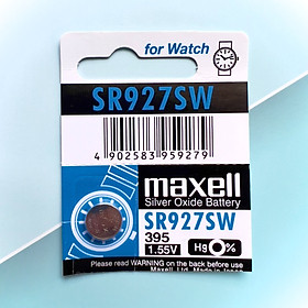 Pin Maxell Nhật Bản SR927SW / 395 / G7 (Viên Lẻ) Hàng Chính Hãng Made in Japan