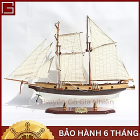 Mô Hình Thuyền Gỗ Phong Thủy Dạng Thuyền Cổ LYNX PAINTED Chính Hãng Hàng Xuất Khẩu Chất Lượng Cao