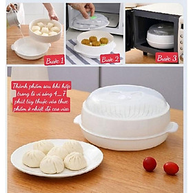 Mua Nồi hấp  khay hấp lò vi sóng