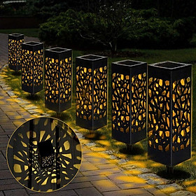 Bộ 6 đèn sân vườn năng lượng mặt trời cho vườn năng lượng mặt trời cho ánh sáng cảnh quan trang trí, lối đi, ánh sáng an toàn, sân vườn