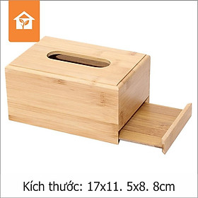 Mua Hộp khăn giấy gỗ tre tự nhiên ( Hàng xuất khẩu
