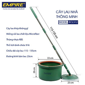 Mua CÂY LAU NHÀ TIẾT KIỆM NƯỚC BÔNG LAU HÌNH VUÔNG MỚI  BỘ GỒM 2 BÔNG LAU EMPIRE 312- HÀNG CHÍNH HÃNG