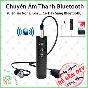 Hình ảnh (Không Dây) Thiết Bị Chuyển Đổi Tai Nghe Thường Sang Bluetooth KhoNCC Hàng Chính Hãng - Kết Nối Loa Hoặc Xe Hơi - KLM-CATSBTR999