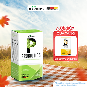 Thực phẩm bảo vệ sức khỏe KUDOS PROBIOTICS (30 viên/hộp)