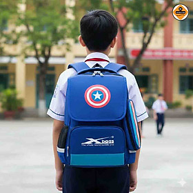 Balo học sinh nam cấp 1 cao cấp Xbags Power – Balo học sinh hiện đại thiết kế khoa học, chống nước năng động cho bé trai XB3017
