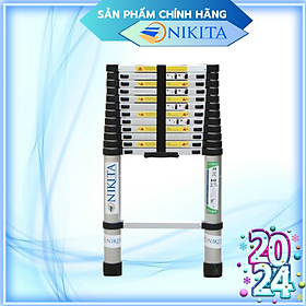 Mua Thang nhôm rút gọn  an toàn  tiện dụng  đa năng - Nhôm 6063 không rỉ - Hàng chính hãng NIKITA
