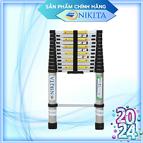 Thang nhôm rút gọn đơn - 14 bậc - 4.9 Mét