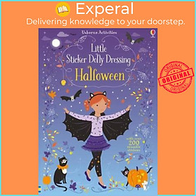 Sách - Little Sticker Dolly Dressing Halloween by Fiona Watt (UK edition, paperback)