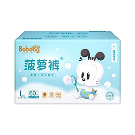 Babu Beans (BOBDOG) Soft and Loose Pineapple Diapers L Size 60 (9-14kg)