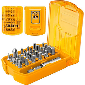 Mua BỘ ĐẦU NỐI VÀ MŨI BẮT VÍT ĐA NĂNG 30 CHI TIẾT INGCO AKSD08301 - HÀNG CHÍNH HÃNG