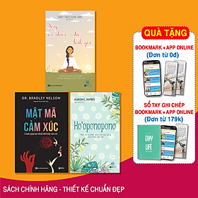 Bộ 3 Cuốn Sách Liệu Pháp Tự Nhiên Chữa Lành Cảm Xúc: Mật Mã Cảm Xúc, 10 Phút Tĩnh Tâm Và Hooponopono - Phục Hồi Tự Nhiên, Chữa Lành Cuộc Sống, Hoàn Thiện Cuộc Đời