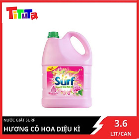 Nước giặt Surf hương cỏ hoa diệu kỳ can 3.8kg