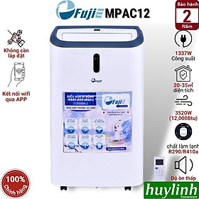 Máy lạnh - điều hoà di động Fujie MPAC12 - Công suất 12000BTU (1.5HP) [Sử dụng phòng 20-35m2] - Hàng chính hãng