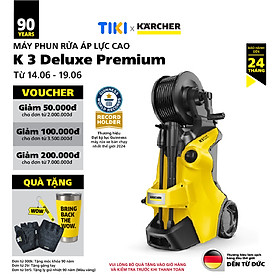 Máy xịt rửa xe Karcher K3 Deluxe Premium động cơ từ