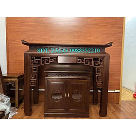 Mua bộ bàn thờ gỗ sồi 107cm giá xưởng