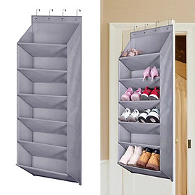 Hanging Storage Bag for Closet Door Shoe Holder for Narrow Door for Clothing