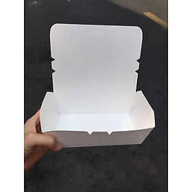 Mua 100 HỘP CƠM GIẤY TRẮNG