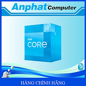 Bộ Vi Xử Lý CPU Intel Core i3-12100 (3.3GHz turbo up to 4.3GHz, 4 nhân 8 luồng, 12MB Cache, 58W)- Socket Intel LGA 1700 - Hàng Chính Hãng