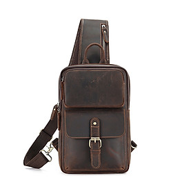 Túi đeo chéo nam DA BÒ THẬT phong cách mới - BEE GEE TDCN9198