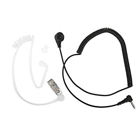 Headset with Acoustic Tube Earpiece -sided in-ear Headphones