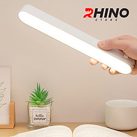 Đèn học LED 3 ánh sáng bảo vệ mắt chống cận, tích điện cảm ứng Rhino L301 dán tường, điều khiển từ xa đa năng làm việc, để bàn học - Hàng chính hãng