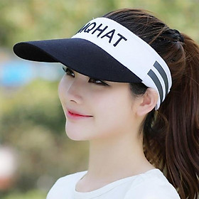 Nón chống nắng nửa đầu thời trang, mũ lưỡi trai thể thao cao cấp