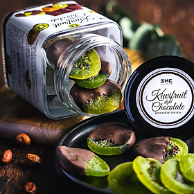 KIWI NHÚNG SOCOLA 120g SHE CHOCOLATE - Thích hợp ăn vặt văn phòng