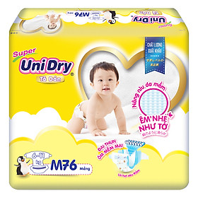 Combo 3 gói Tã dán Unidry M76 (6-11 Kg)